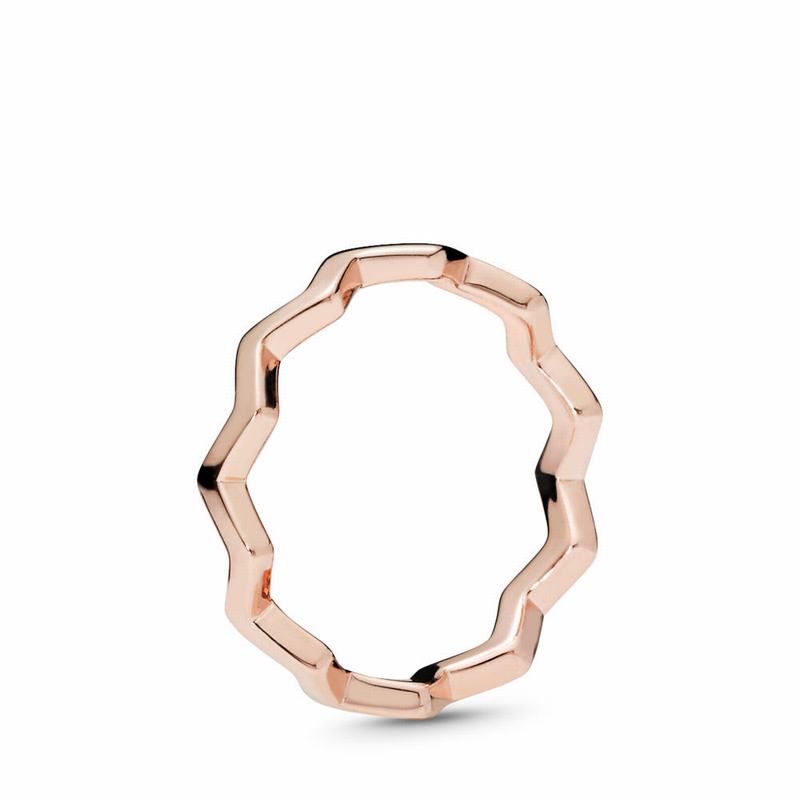 Anillos Apilables Pandora Rose™ Timeless Zigzag (SXgaKW4u)